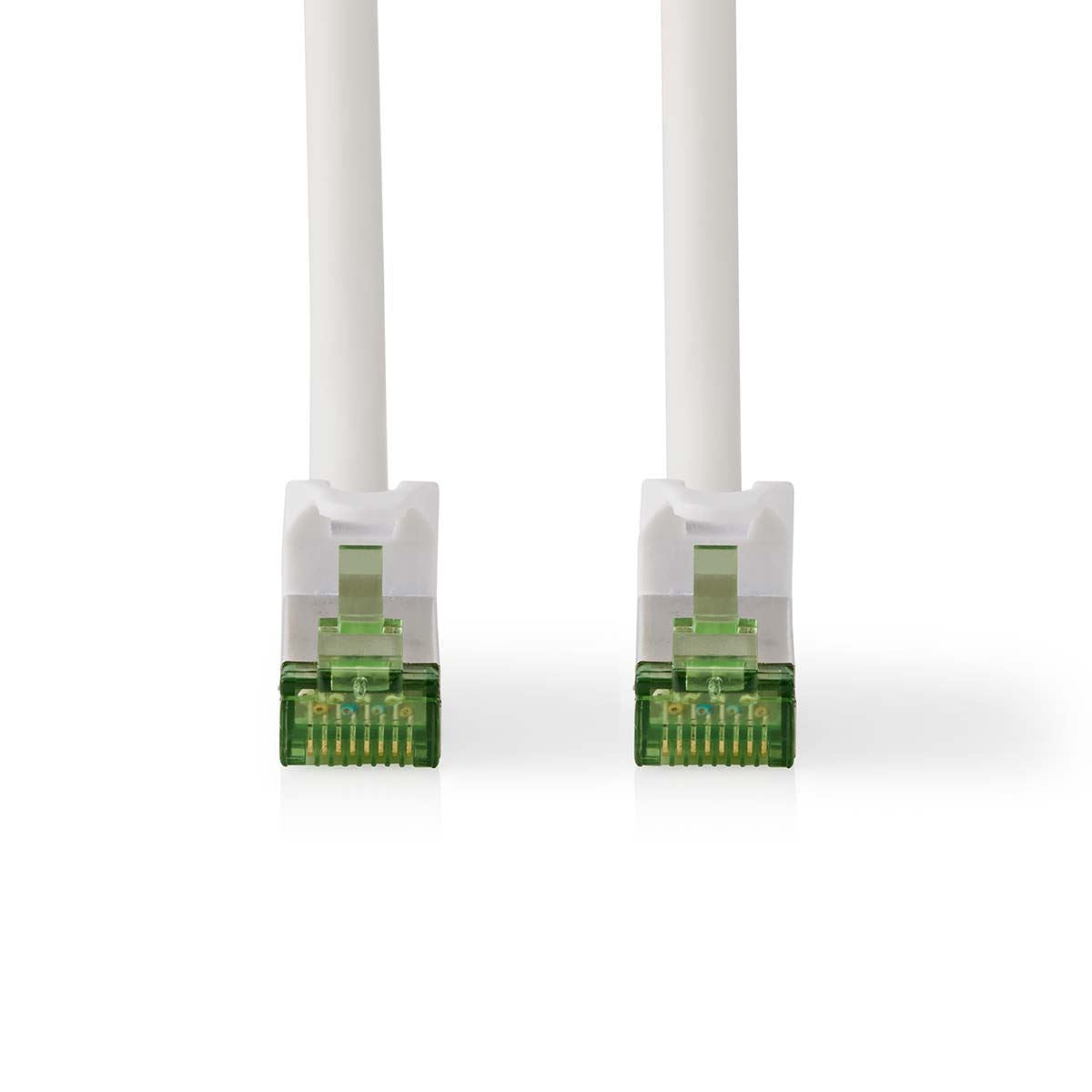 Nedis CAT7 Network Cable | S/FTP | RJ45 Male | RJ45 Male | 0.50 m | Snagless | Round | LSZH | White | Box