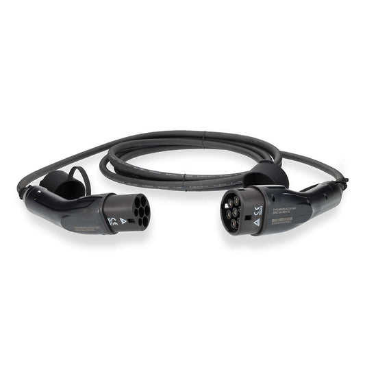 Nedis Electric Vehicle Charge Cable | Cable Type 2 | 16 A | 11000 W | 3-Phases | 5.00 m | Black | Gift Box