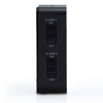 Alecto LCD Alarm Clock | Snooze | 4 Alarm Settings | with Indoor Thermometer | Black