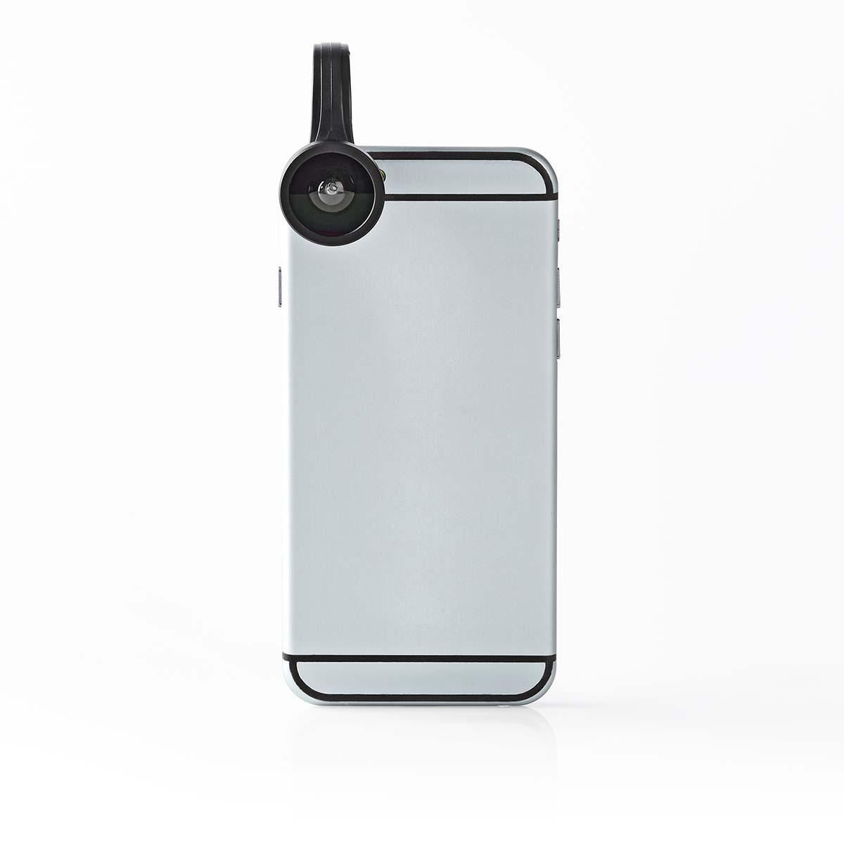 Nedis Camera Lens Kit | Used for: Smartphone / Tablet | 3-in-1 | Lens type: Fish Eye / Macro / Wide Angle | Screw and Plug