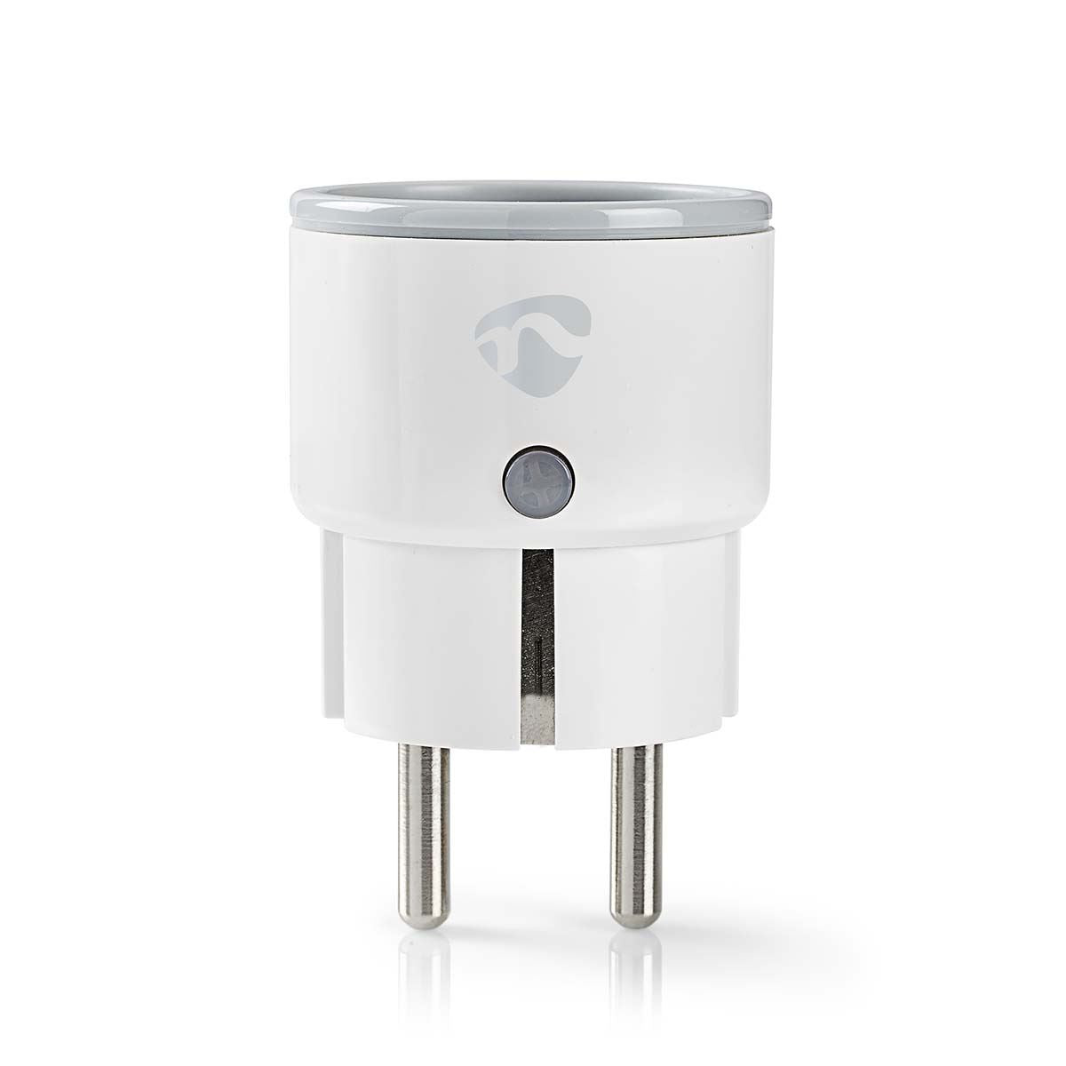Nedis SmartLife Smart Plug | Wi-Fi | IP21 | Power meter | 2500 W | Plug with earth contact / Type F (CEE 7/7) | -10 - 40 °C | Android™ / IOS | White | 1 pcs