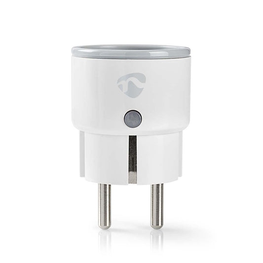 Nedis SmartLife Smart Plug | Wi-Fi | IP21 | Power meter | 2500 W | Plug with earth contact / Type F (CEE 7/7) | -10 - 40 °C | Android™ / IOS | White | 1 pcs