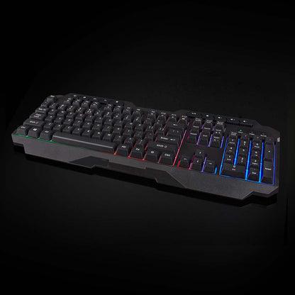 Nedis Wired Gaming Keyboard | USB Type-A | Membrane Keys | LED | QWERTY | US Layout | USB Powered | Power cable length: 1.30 m | Multimedia