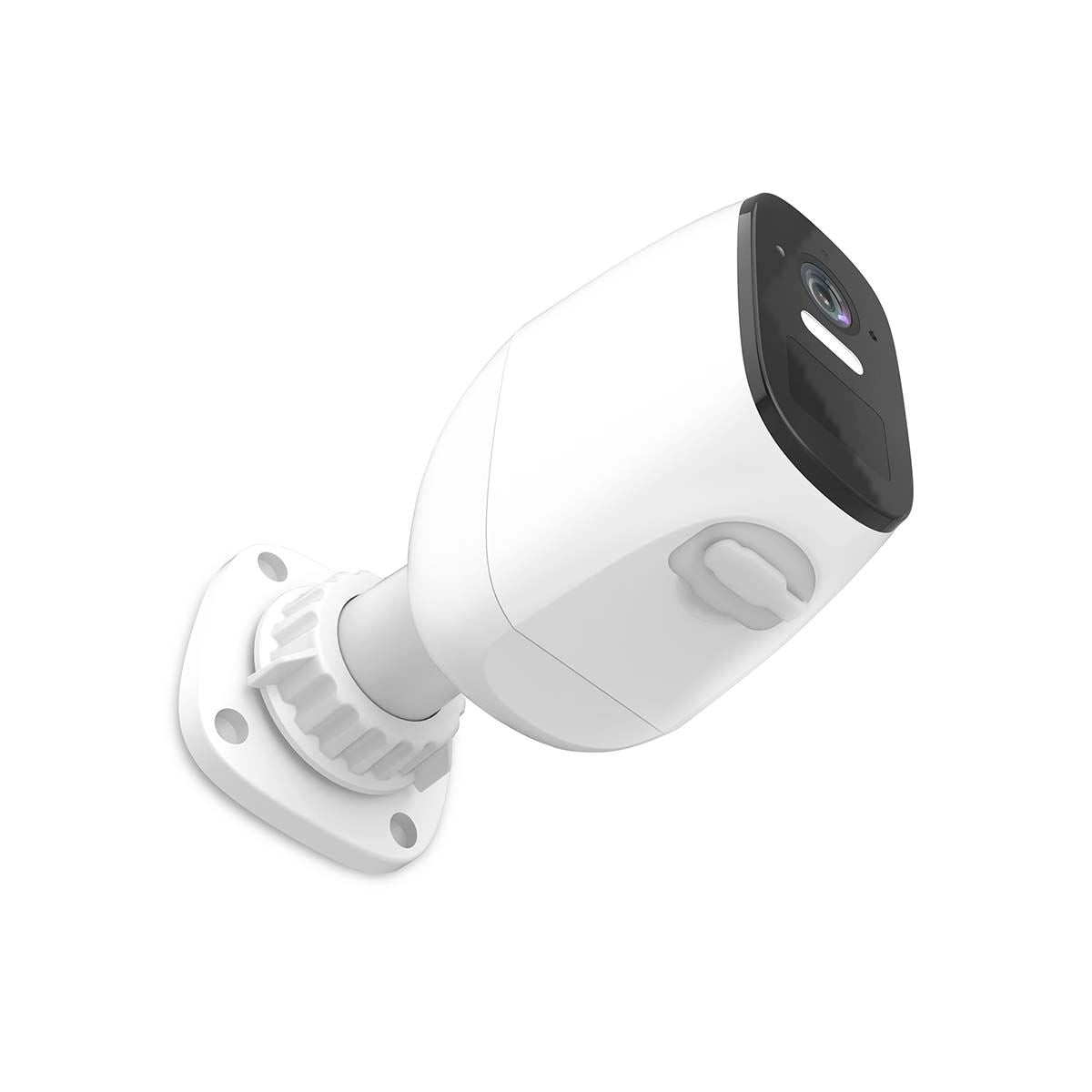 Nedis SmartLife Outdoor Camera | Wi-Fi | Spotlight | 4MP Quad HD 1440p / 2560x1440 | Pan tilt | IP66 | Max. battery life: 10 Months | Cloud Storage (optional) / microSD (not included) | 5 V DC | With motion sensor | Night vision | White