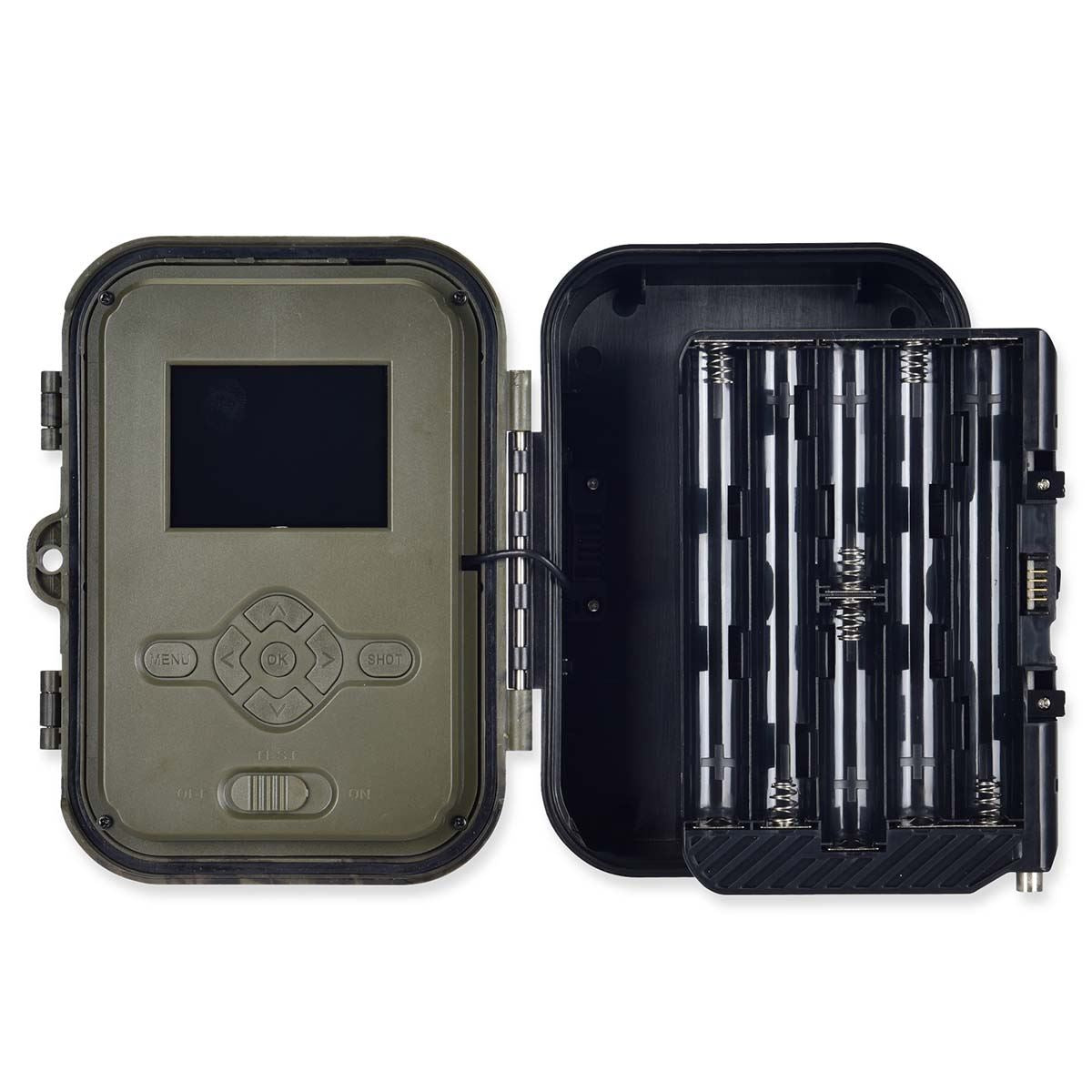 Nedis Wildlife Camera | 4K@10fps | 50 MPixel | 8 MPixel CMOS | IP65 | Black No-Glow IR | Night vision | Viewing angle: 100 ° | Motion sensor | Detection angle: 120 ° | Detection range: 25 m | Screen size: 2.4 " | LCD Screen | Brown / Green