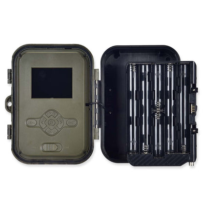 Nedis Wildlife Camera | 4K@10fps | 50 MPixel | 8 MPixel CMOS | IP65 | Black No-Glow IR | Night vision | Viewing angle: 100 ° | Motion sensor | Detection angle: 120 ° | Detection range: 25 m | Screen size: 2.4 " | LCD Screen | Brown / Green