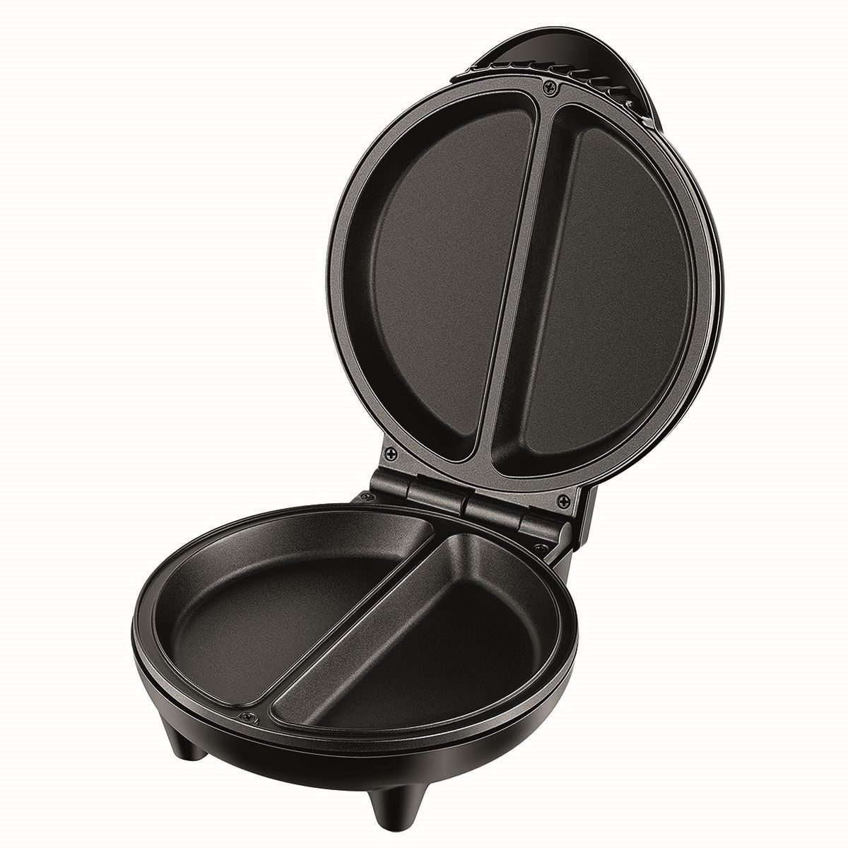 MELISSA Omelet Maker | Makes 2 Omlets at one Time | 750W | Black