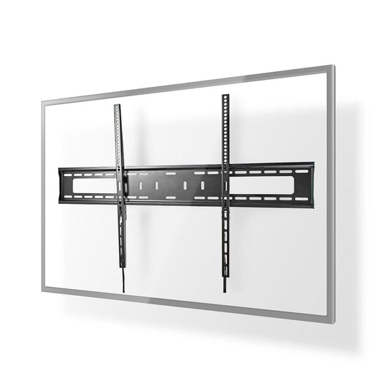Nedis Fixed TV Wall Mount | 60 - 100 " | Maximum supported screen weight: 75 kg | Minimum wall distance: 30.5 mm | Metal / Steel | Black