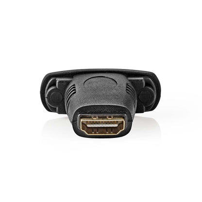 Nedis HDMI™ Adapter | HDMI™ Input | DVI-D 24+1-Pin Female | Nickel Plated | Straight | ABS | Black | 1 pcs | Box