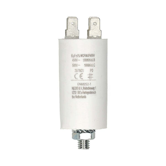 Nedis WCF06UF450V | Capacitor | 6.0 uF | 450 V | Faston | 10 pcs