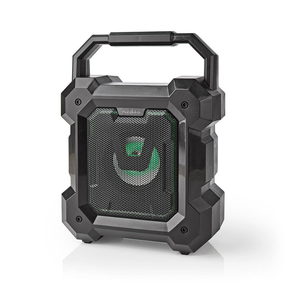 Nedis Bluetooth® Speaker | Maximum battery play time: 13 hrs | Table Design | 5 W | Mono | Built-in microphone | Black