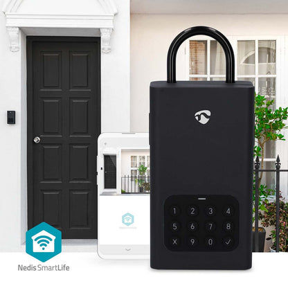 Nedis SmartLife Key Box | Key Safe | Bluetooth® | Outdoor | Key Lock | IPX5 | Black