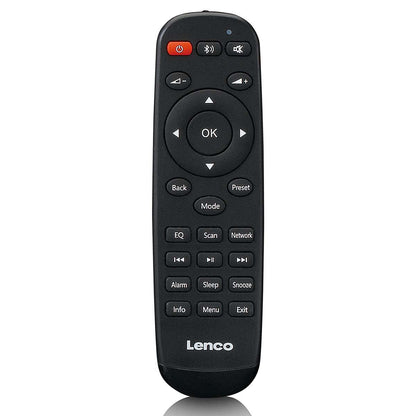 Lenco Internet DAB+/FM radio with Bluetooth Remote Control and rechargable battery