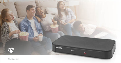 Nedis Digital Audio Converter | 2-way | Connection input: DC Power / 1x HDMI™ Input | Connection output: 2x HDMI™ Output | Automatic | Anthracite