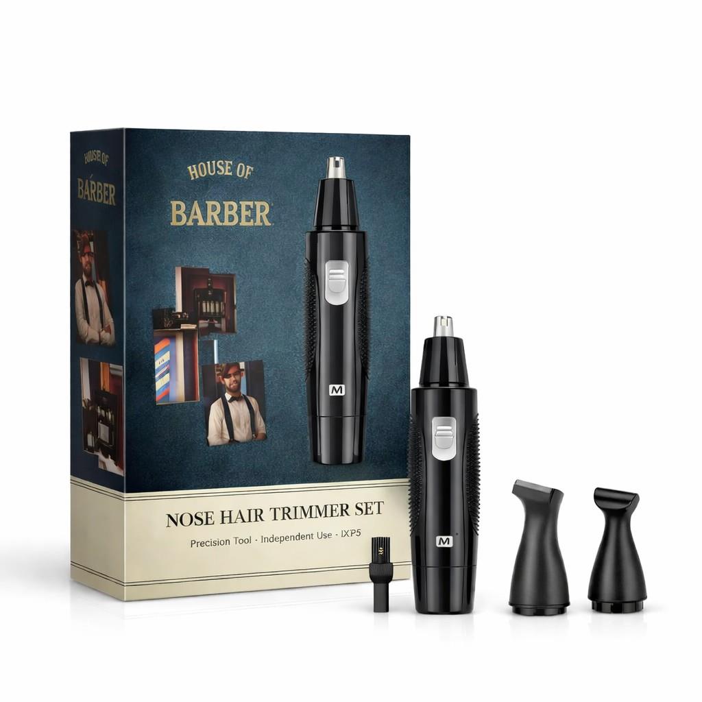 MELISSA Nose Hair Trimmer Set 1.5w| Black