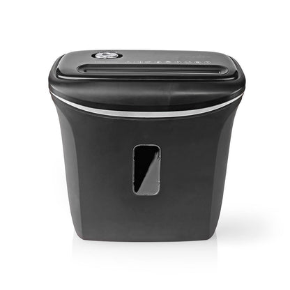 Nedis Paper Shredder | Cross Cut | 6x A4 pages | 12 l | Safety standard: DIN 4 | 300 W | Black