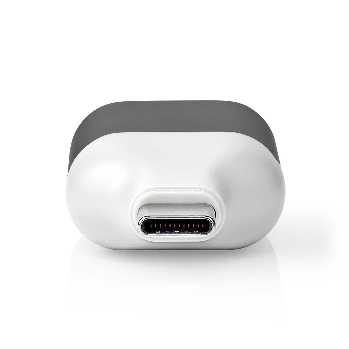 Nedis USB-C™ Adapter | USB 3.2 Gen 1 | USB-C™ Male | VGA Female | Full HD 1080p | Round | Nickel Plated | Black / Grey | Envelope