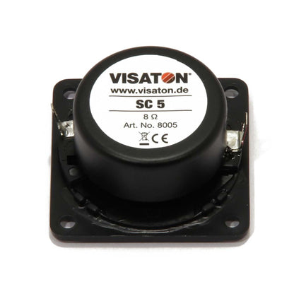 Visaton SC5 - 8 Ohm 13mm (0.5") Magnetically shielded polycarbonate dome driver