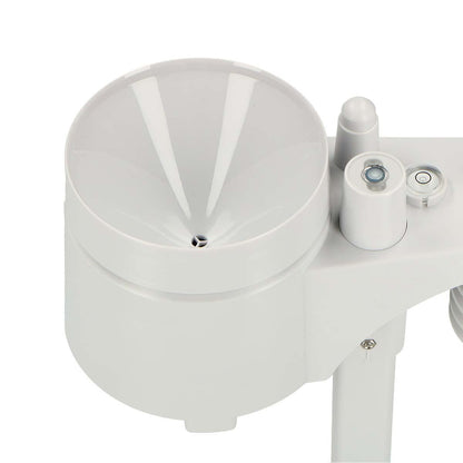Alecto WS5400 | 8-in-1 Wi-Fi Smart Weather Station | Indoor and Outdoor Temperature, Forecast, Wind, Pressure, Humidity, Rain & More | Outside Wireless sensor | Application | Grey