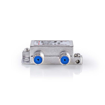 Nedis Satellite Combiner | 5-862 MHz | 950-2400 MHz | 75 Ohm | Power pass | Zinc | Silver