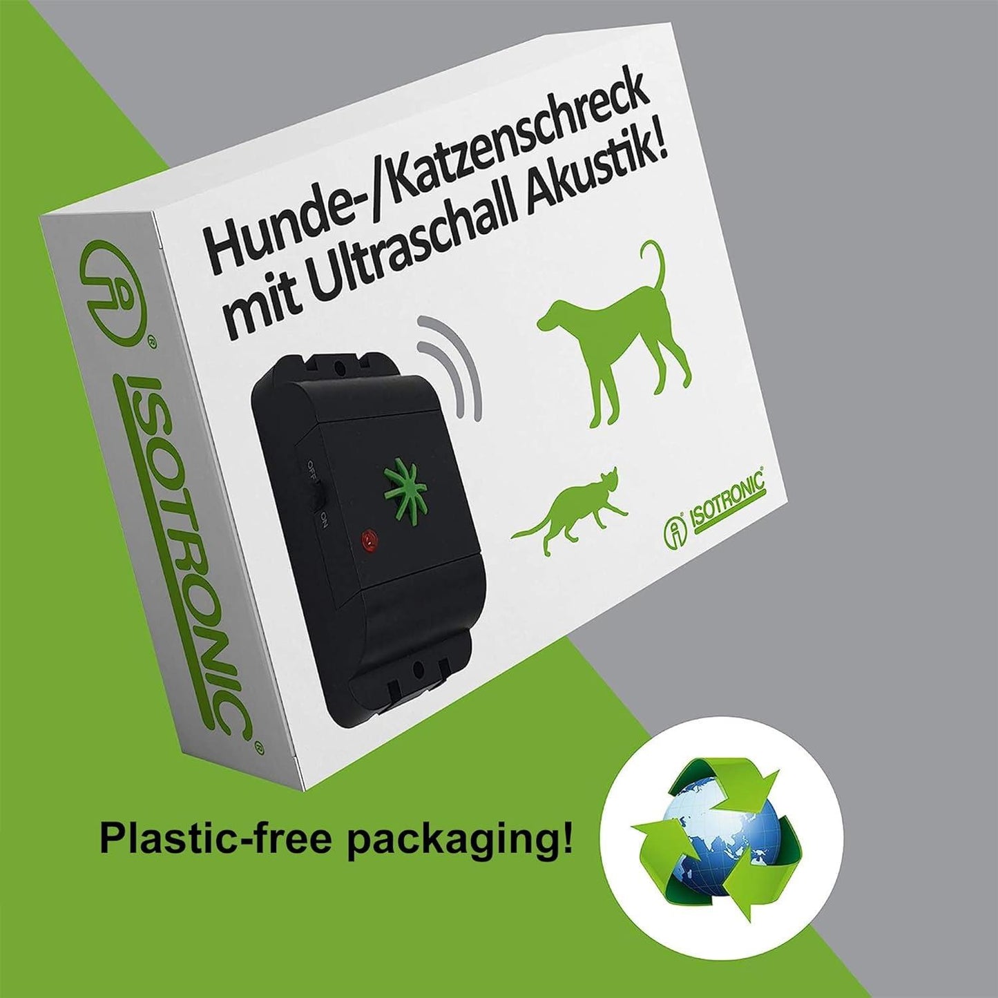 Isotronic Dog and Cat Repellent | 18 - 32 kHz | Outdoor