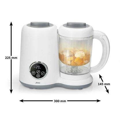 Alecto BFP-66 | 5-in-1 Healthy Baby Food Belnder Maker | White