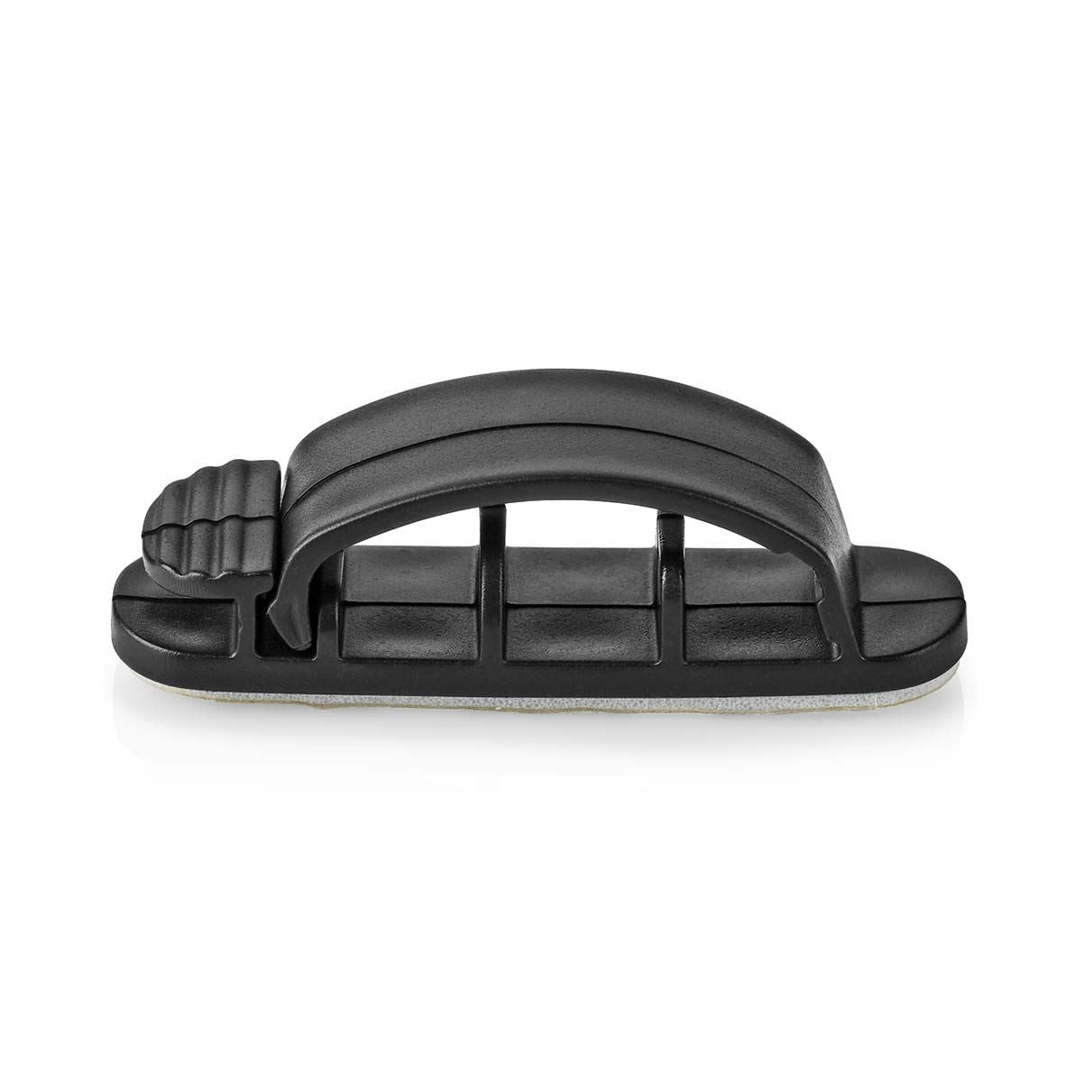 Nedis CMGC22033BK | Cable Management | Cable Clip | Locked | 3 pcs | Number of slots: 3 Slots | Maximum cable thickness: 7.5 mm | Polypropylene | Black