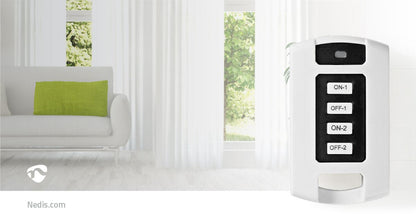 Nedis RF Smart Remote Control | 2 Channels | Programmable buttons