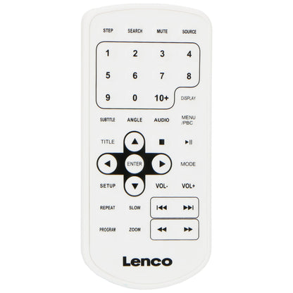 Lenco DVP-910PK | Portable 9" DVD-Player | USB Headphones and Mounting bracket | Pink