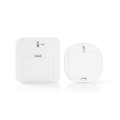 Nedis Motion Detection Alarm | Battery Powered | 6x AA/LR6 | 85 dB | Detector range: 6 m | Wall | Blue / White