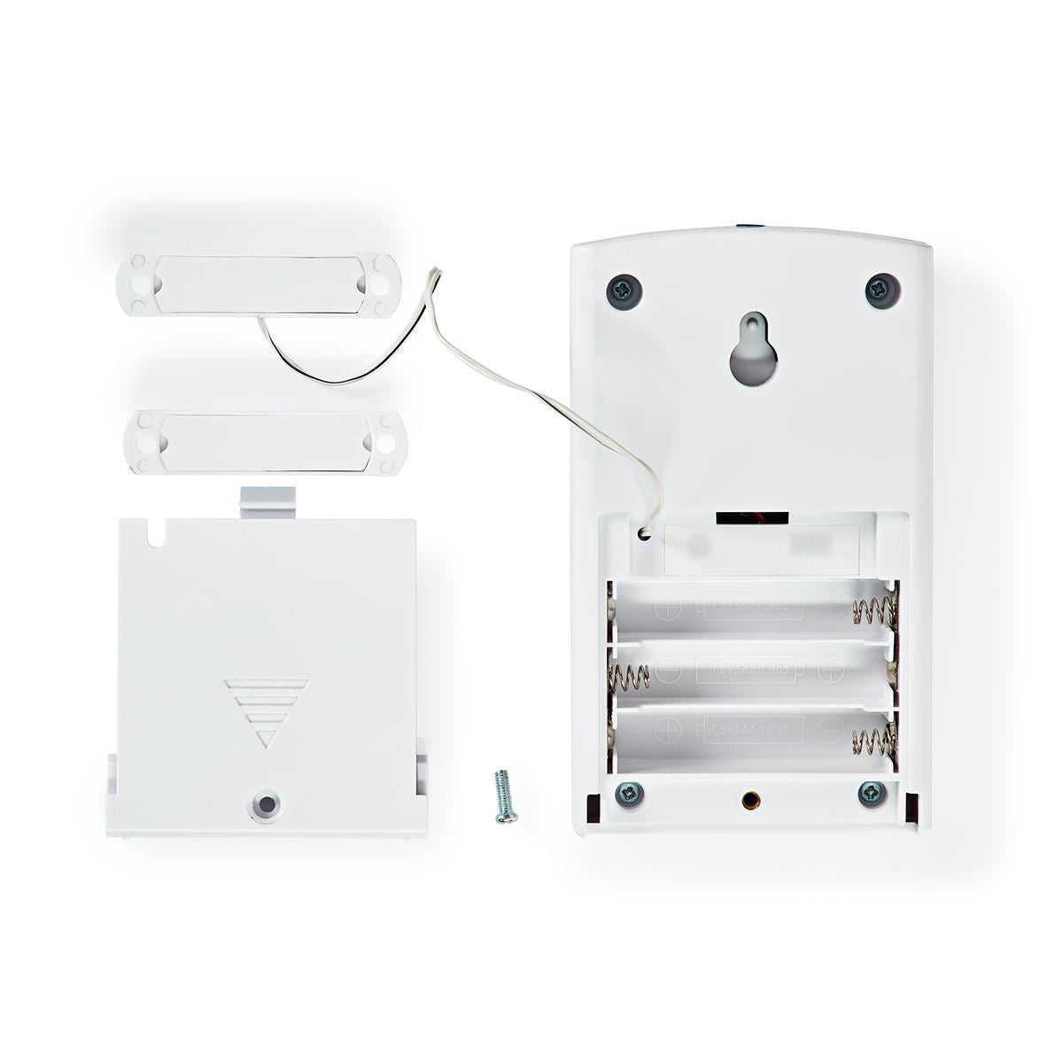 Nedis Door Entry Alarm | Battery Powered | 3x AAA/LR03 | 85 dB | White