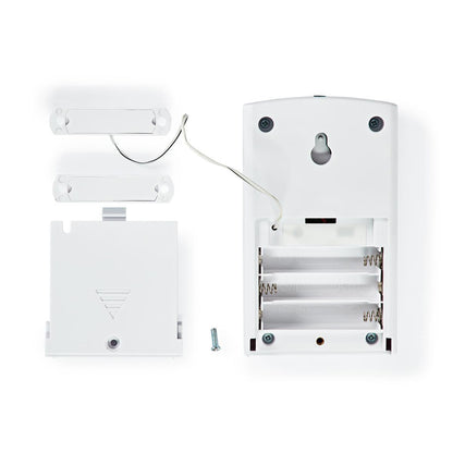 Nedis Door Entry Alarm | Battery Powered | 3x AAA/LR03 | 85 dB | White