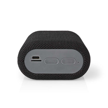 Nedis Bluetooth® Speaker | Maximum battery play time: 7 hrs | Handheld Design | 7 W | Mono | Built-in microphone | Linkable | Black