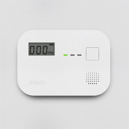 Alecto COA3910 Carbon monoxide Alarm with 10 year Sensor Runtime & LCD Display | EN50291-1:20180 | White